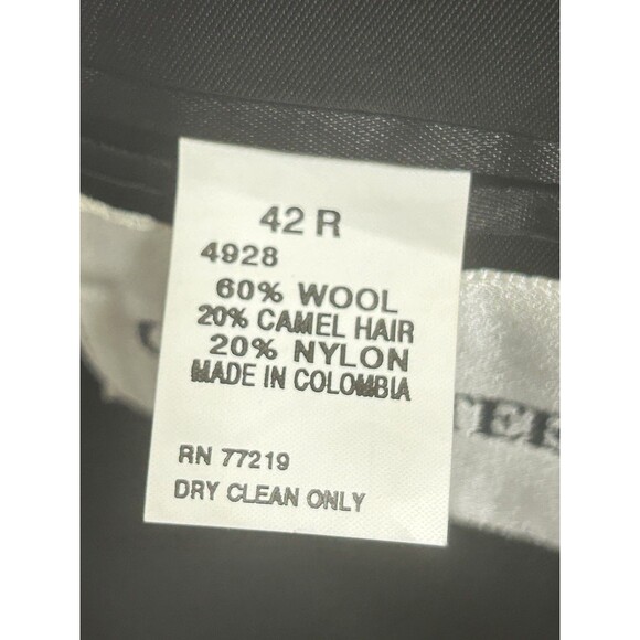 Vintage Cricketeer Mens 42R Wool Camel Hair Tweed Jacket Blazer - Picture 7 of 15